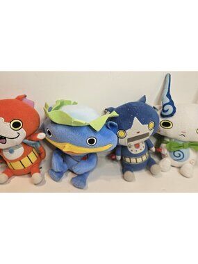 Yokai Yo-Kai Watch Bundle Of 4 | 6” Soft Toy Stuffed Animals 2015
